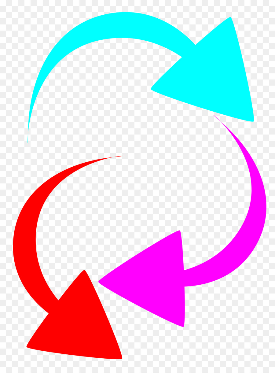 900x1220 Curve Arrow Color Clip Art