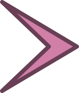 252x299 Small Right Arrowhead Clip Art