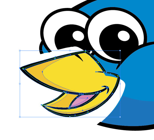 540x492 Create A Vector Art Twitter Bird Character Icon In Adobe