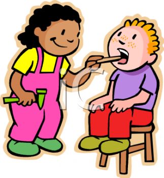 323x350 Children Playing Doctor Clip Art