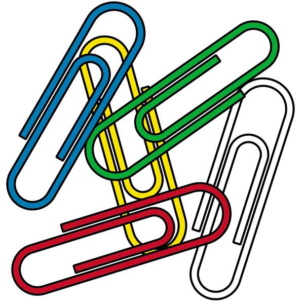 600x600 Paper Clip Clipart