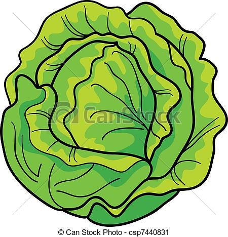 450x468 Beautiful Lettuce Clip Art
