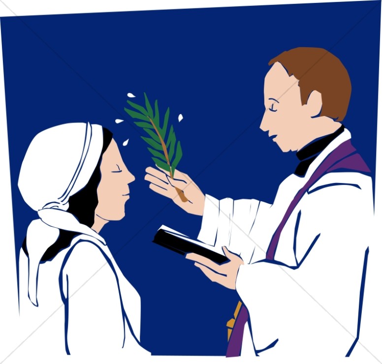 776x740 Ash Wednesday Blessing Image Baptism Clipart