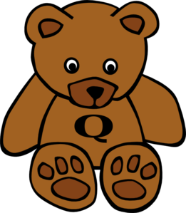 261x299 Q Bear Clip Art