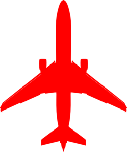 249x297 Red Plane Clip Art