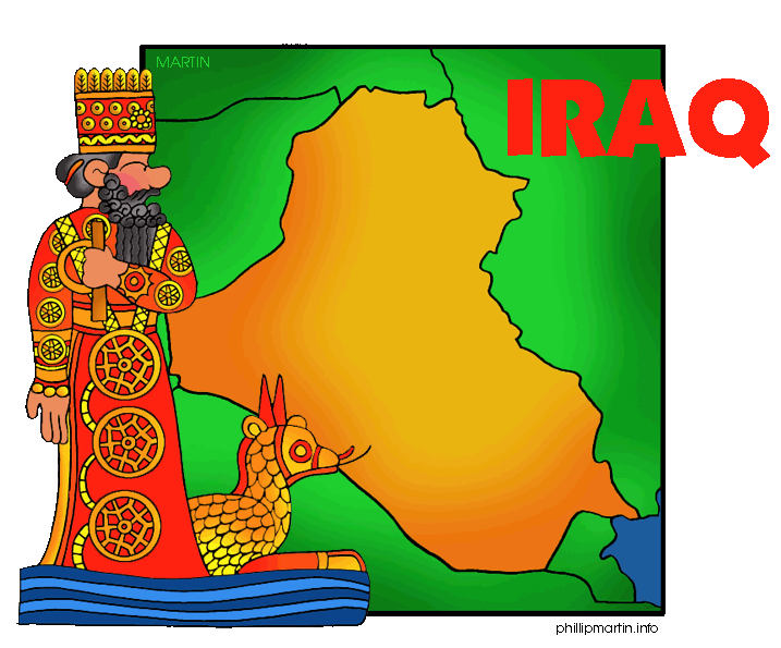 717x595 Asia Clip Art By Phillip Martin, Iraq