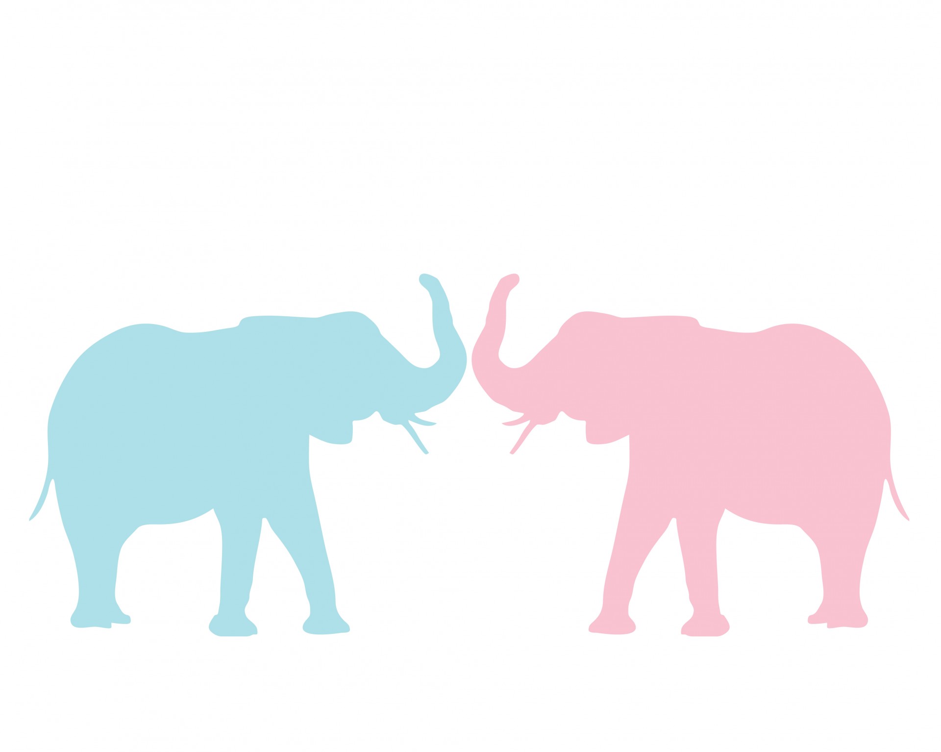 1920x1534 Elephant Love Clipart Free Stock Photo