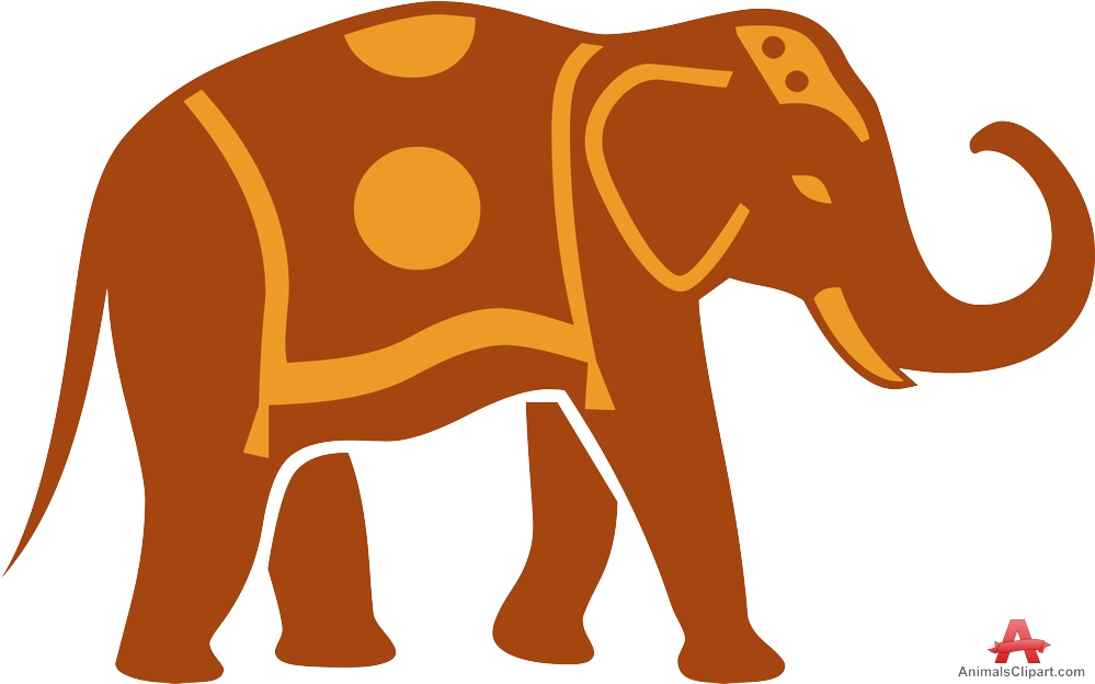 999x624 Elephant With Traditional Carpet Clipart Free Clipart Design