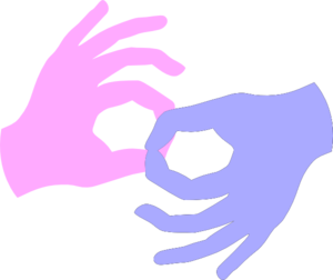 300x252 Connect Sign Language Clip Art