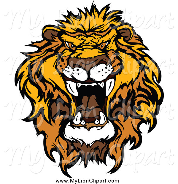 600x620 Big Cat Clipart African Lion