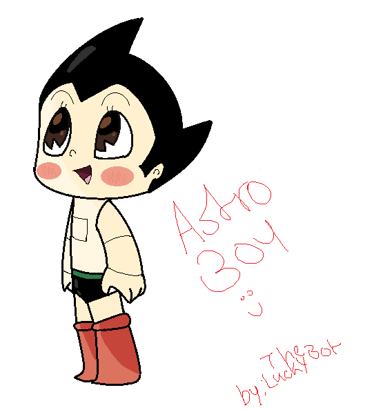 555x594 Astro Boy Speed Paint By Theluckybot