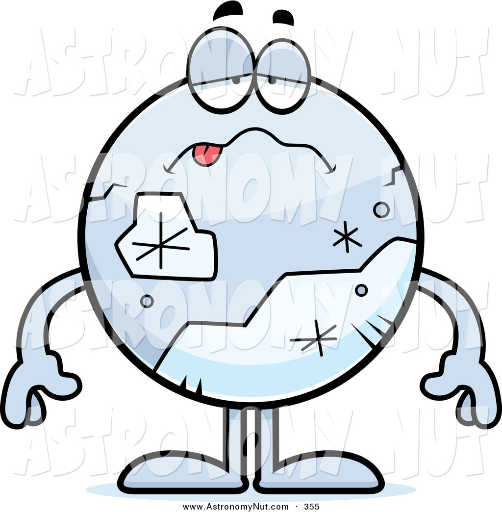 1024x1044 Clipart Of A Sick Planet Pluto By Cory Thoman