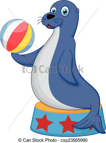 348x470 Ball Clipart Seal