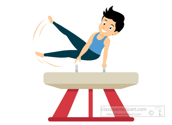 550x400 Gymnastics Clipart Clipart Athlete Performing Gymnastics