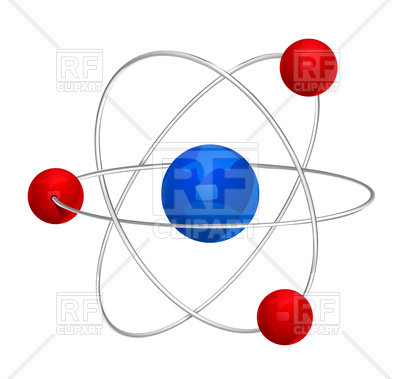 400x379 Atom Icon Royalty Free Vector Clip Art Image