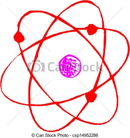 444x470 Atom Symbol. Vector. Vector