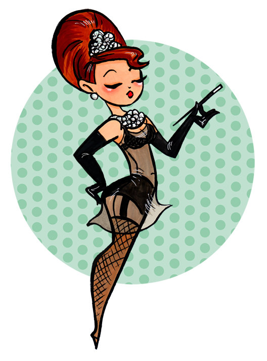 528x713 Audrey Hepburn Breakfast