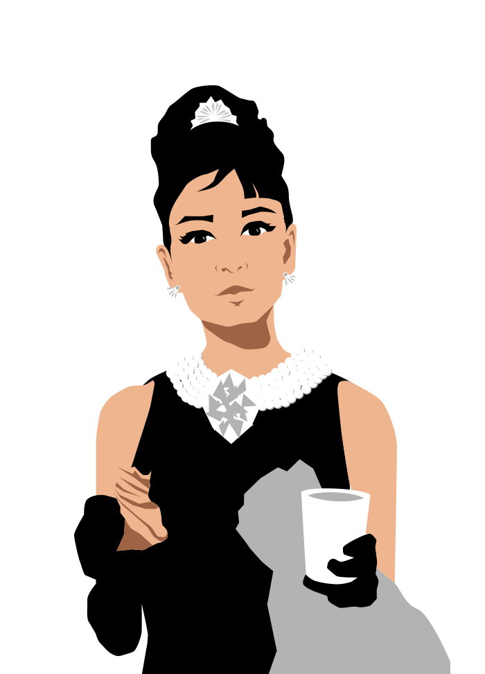 700x972 Audrey Hepburn Deal With It Gif