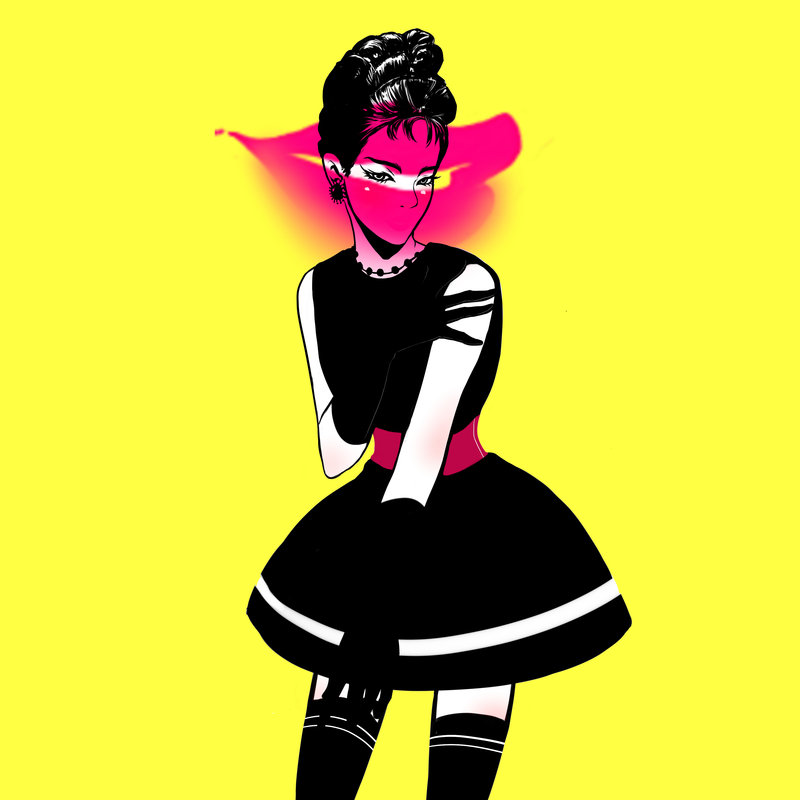 800x800 Kiss From Audrey Hepburn By Karolinamixiao