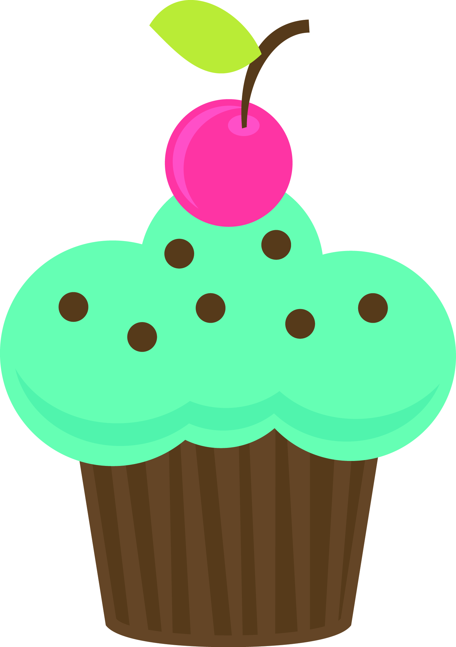 1468x2083 Cupcake Clipart August