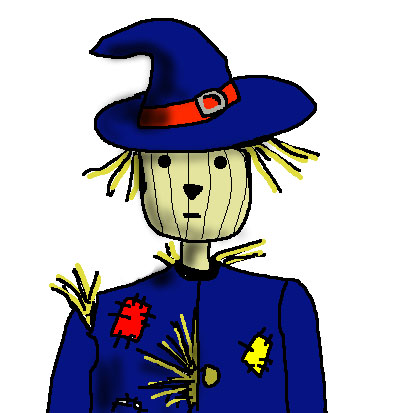 393x413 Straw Man Clipart