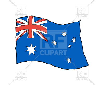 400x327 Australia Flag In Grunge Style Royalty Free Vector Clip Art Image