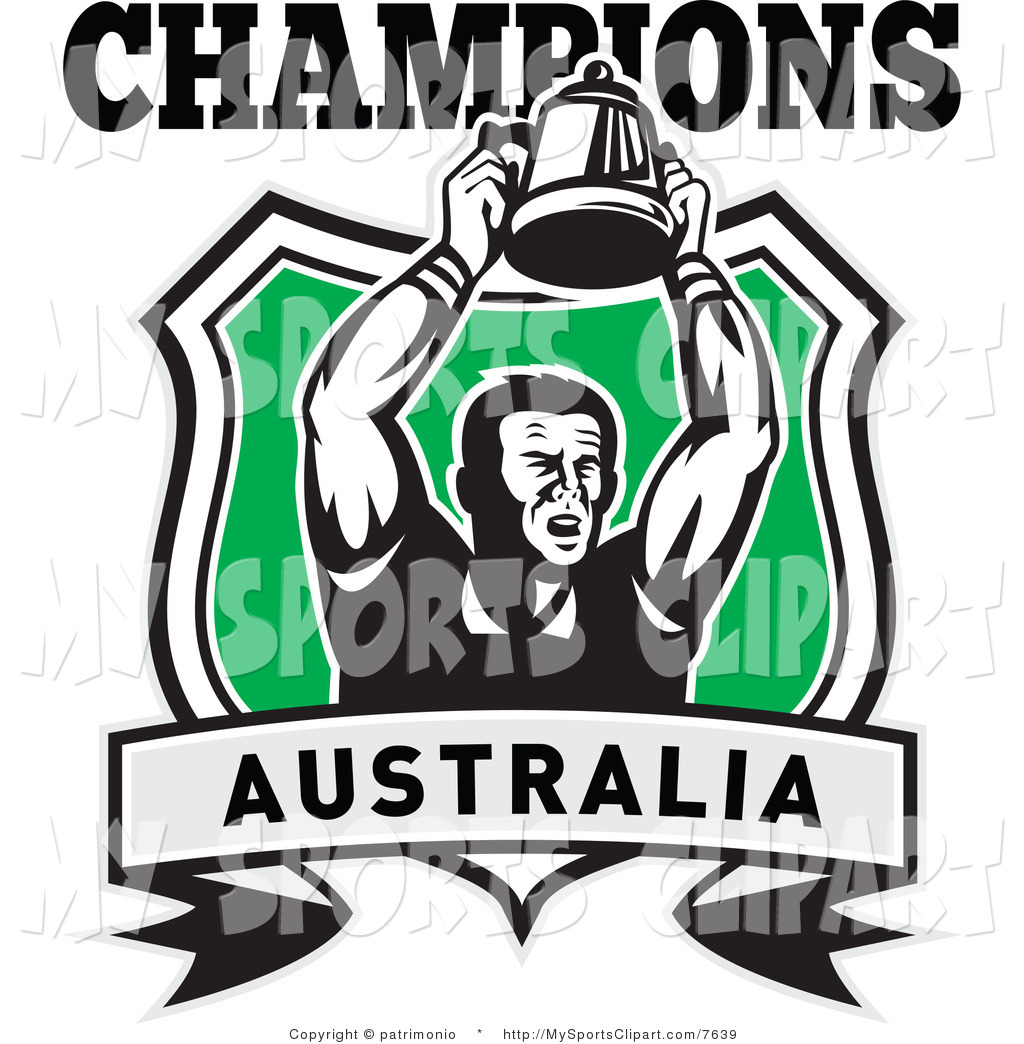 1024x1044 Sports Clip Art Of A Australia Champions With A Rugby Player