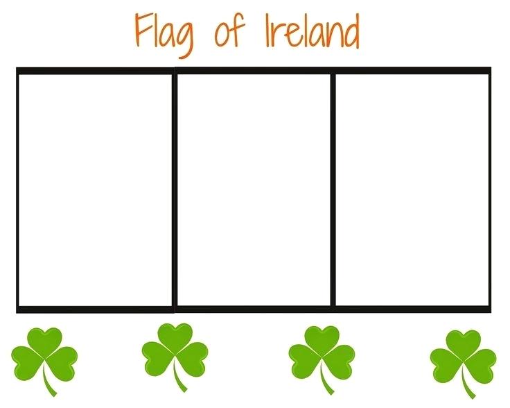 736x588 Ireland Flag Coloring Page Flag Of Coloring Page Printable Irish