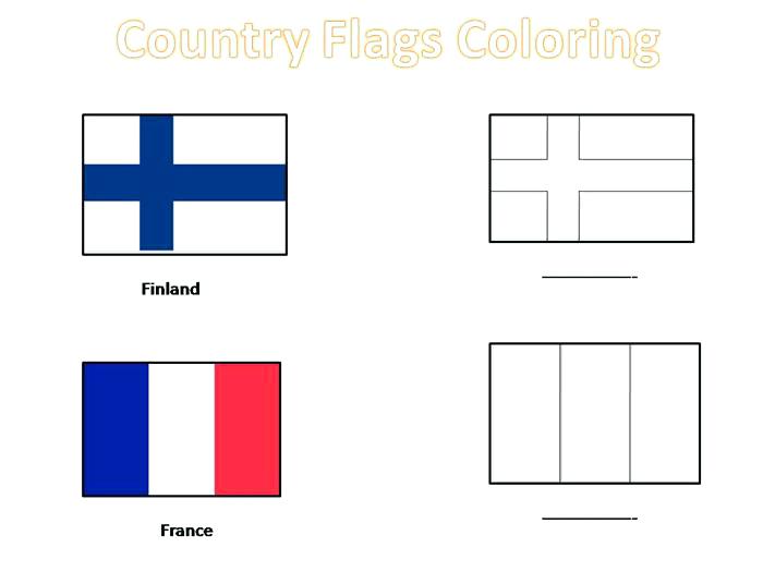 700x525 Norway Flag Coloring Page Country Flags Coloring Pages For Kids