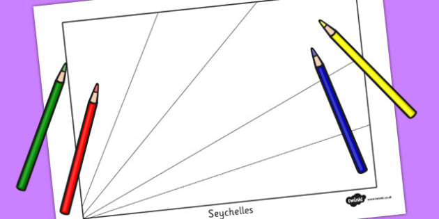 630x315 Seychelles Flag Colouring Sheet