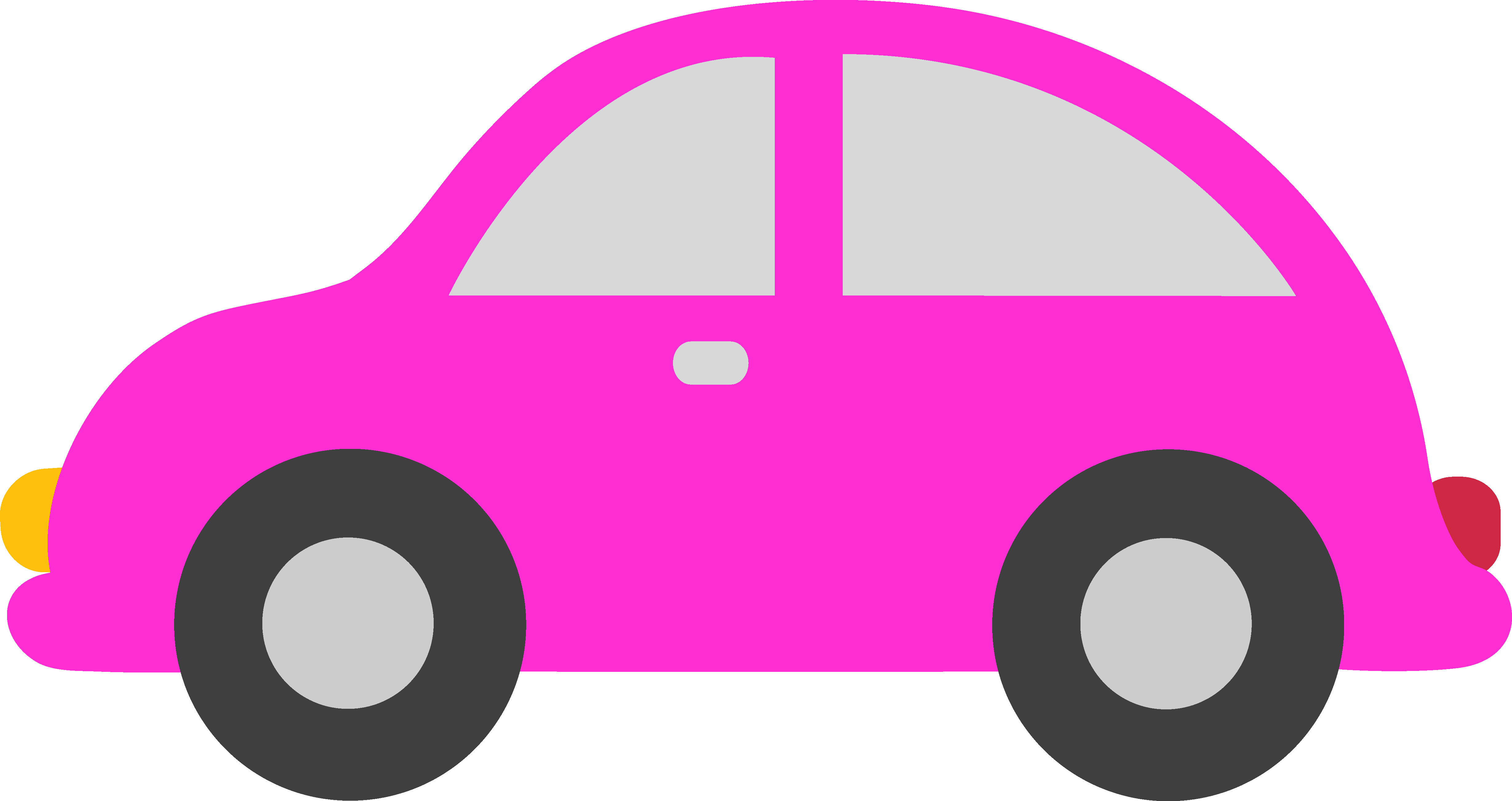 4916x2605 Pink Toy Car Clipart
