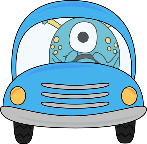 500x488 Blue Car Clipart Cute