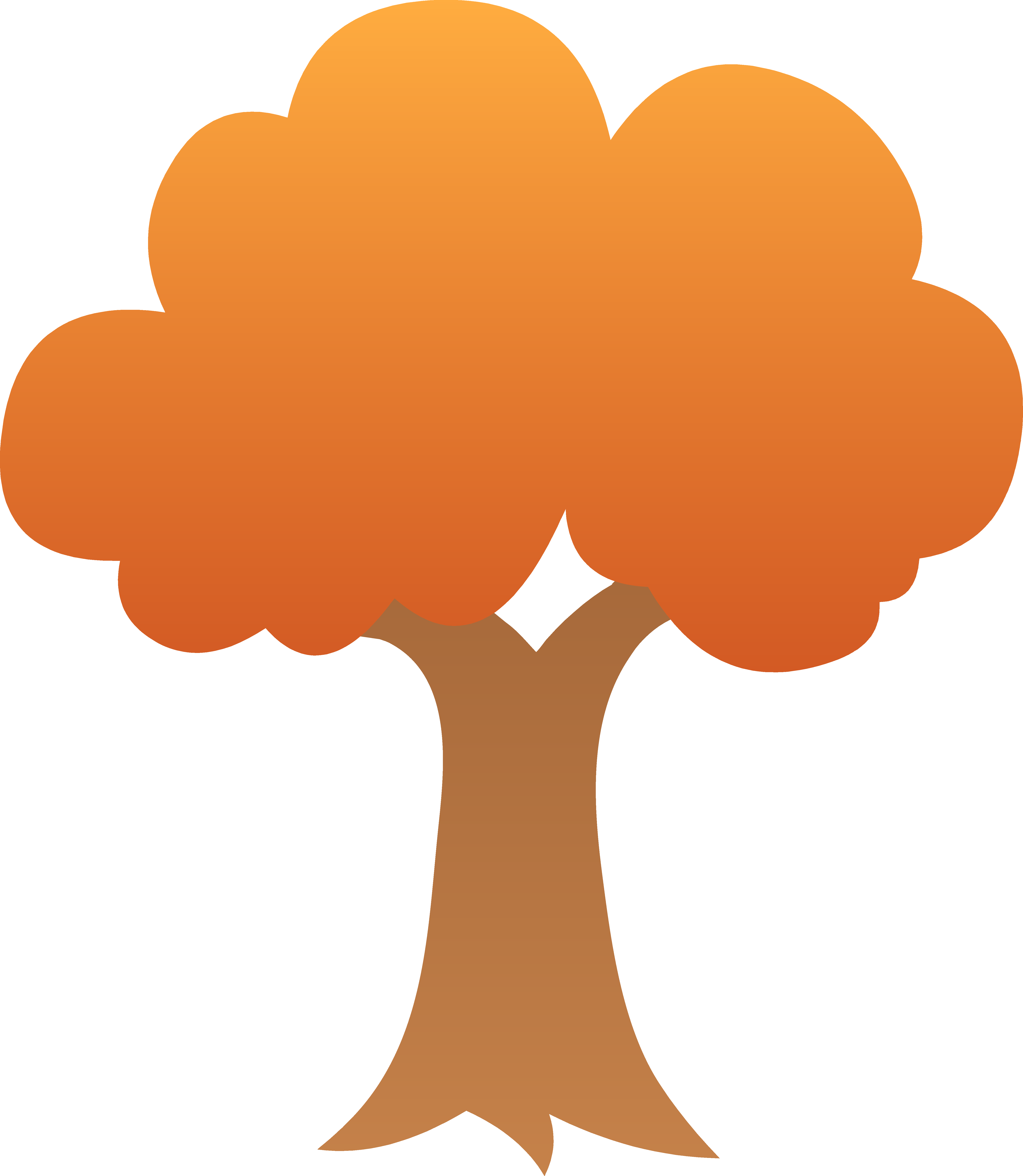 5486x6309 Autumn Tree Clip Art