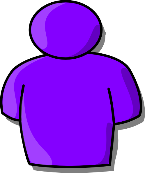 498x593 Purple Avatar Clip Art Free Vector 4vector