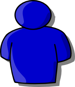 255x297 Blue Avatar Clip Art
