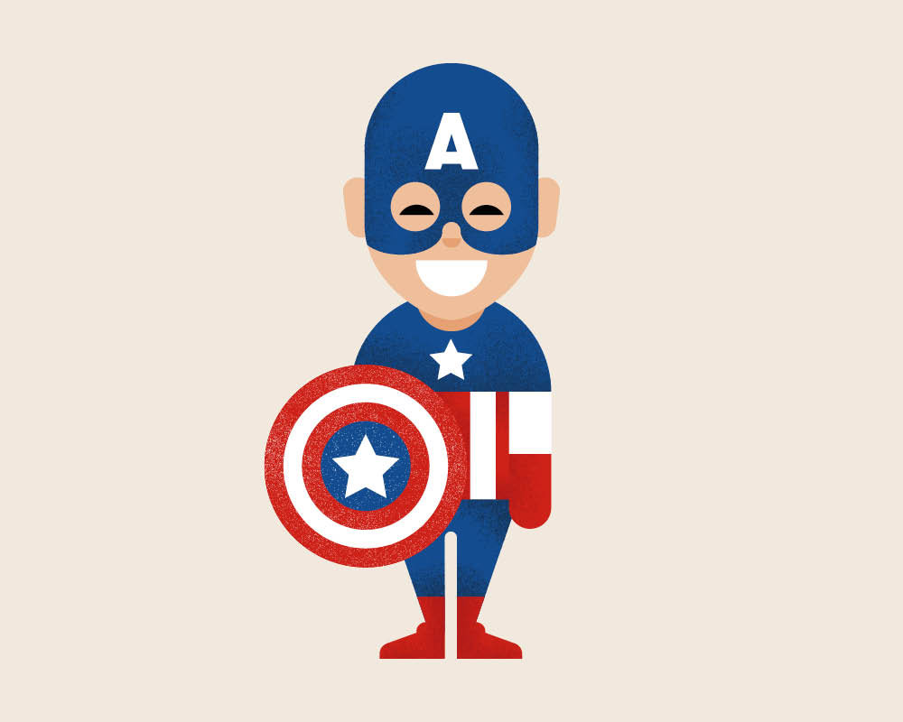 1000x800 Captain America Illustration