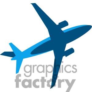 300x300 Aviation Clipart Blue Plane