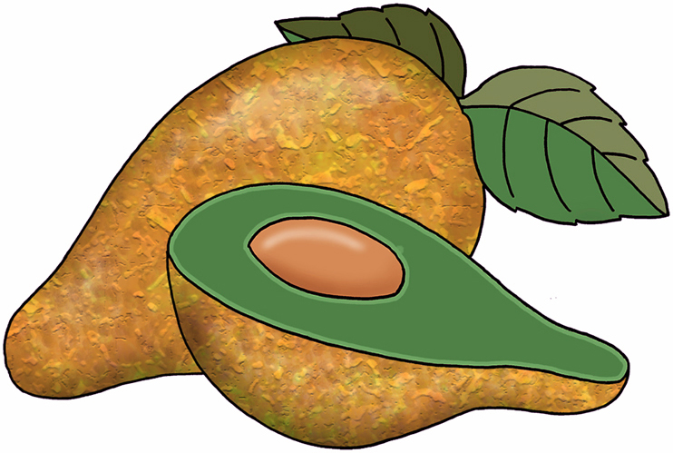 742x499 Pineapple, Avocado Clip Art Clipart Panda