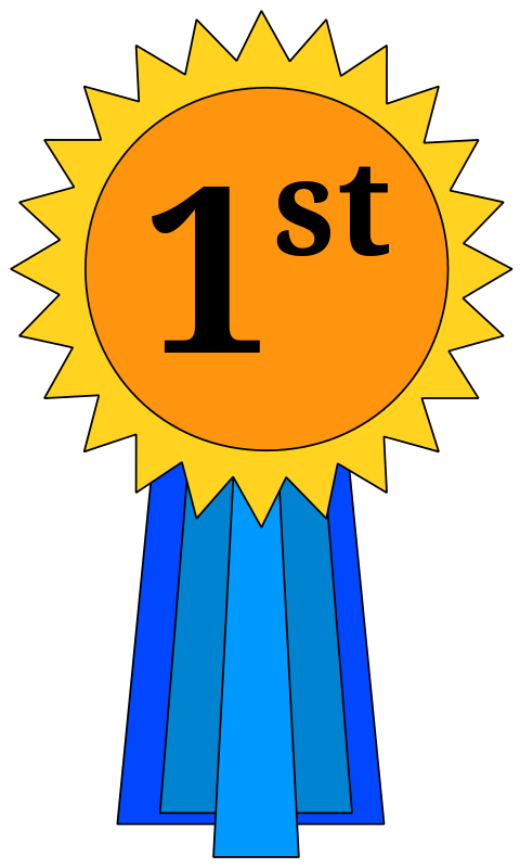 480x800 Free Clipart 1st Place Ribbon Cross37