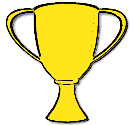 449x422 Simple Award Clip Art Gold