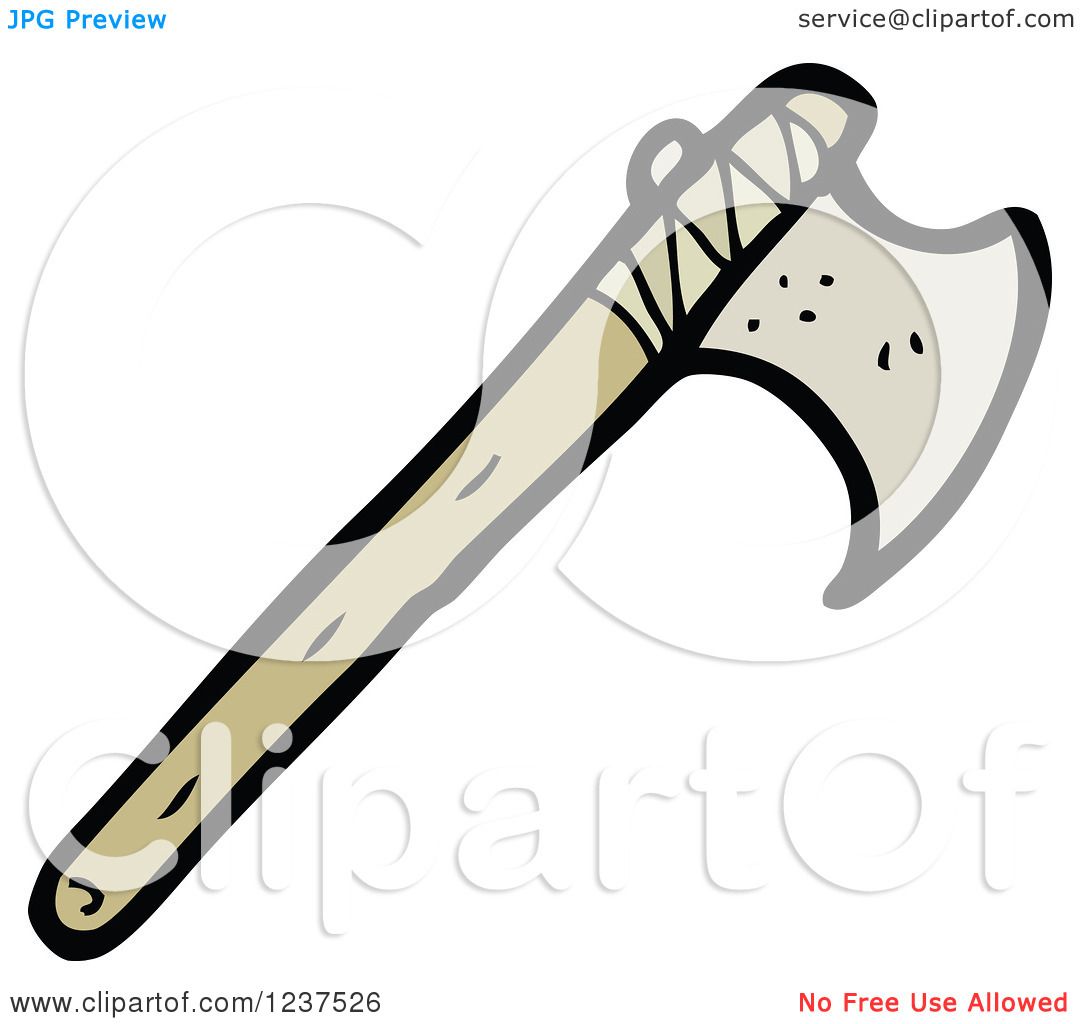 1080x1024 Clipart Of A Primitive Axe