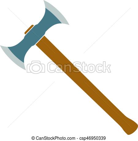 450x458 Medieval Battle Axe Vector Illustration Vectors
