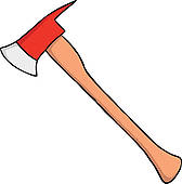 168x170 Fireman Axe Clipart