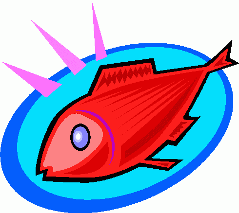 490x438 Cooked Fish Clipart