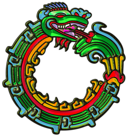 421x450 Sacred Symbols 3d Quetzalcoatl Aztec Serpent God