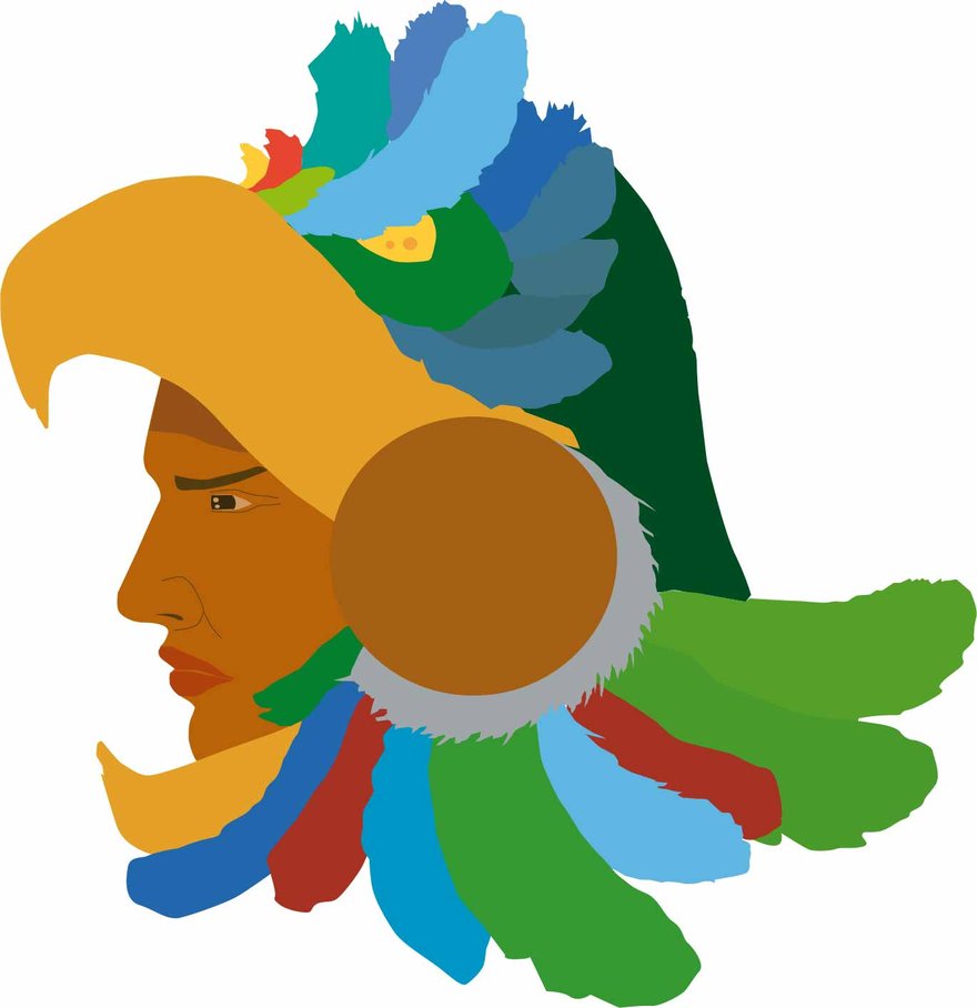 880x908 Mexican Aztec Warrior By Mirandadesings