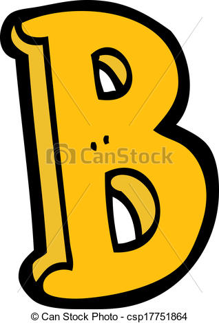 318x470 Cartoon Letter B Clip Art Vector