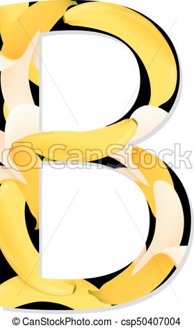 279x470 Letter B, Vector Illustration Vector Clipart