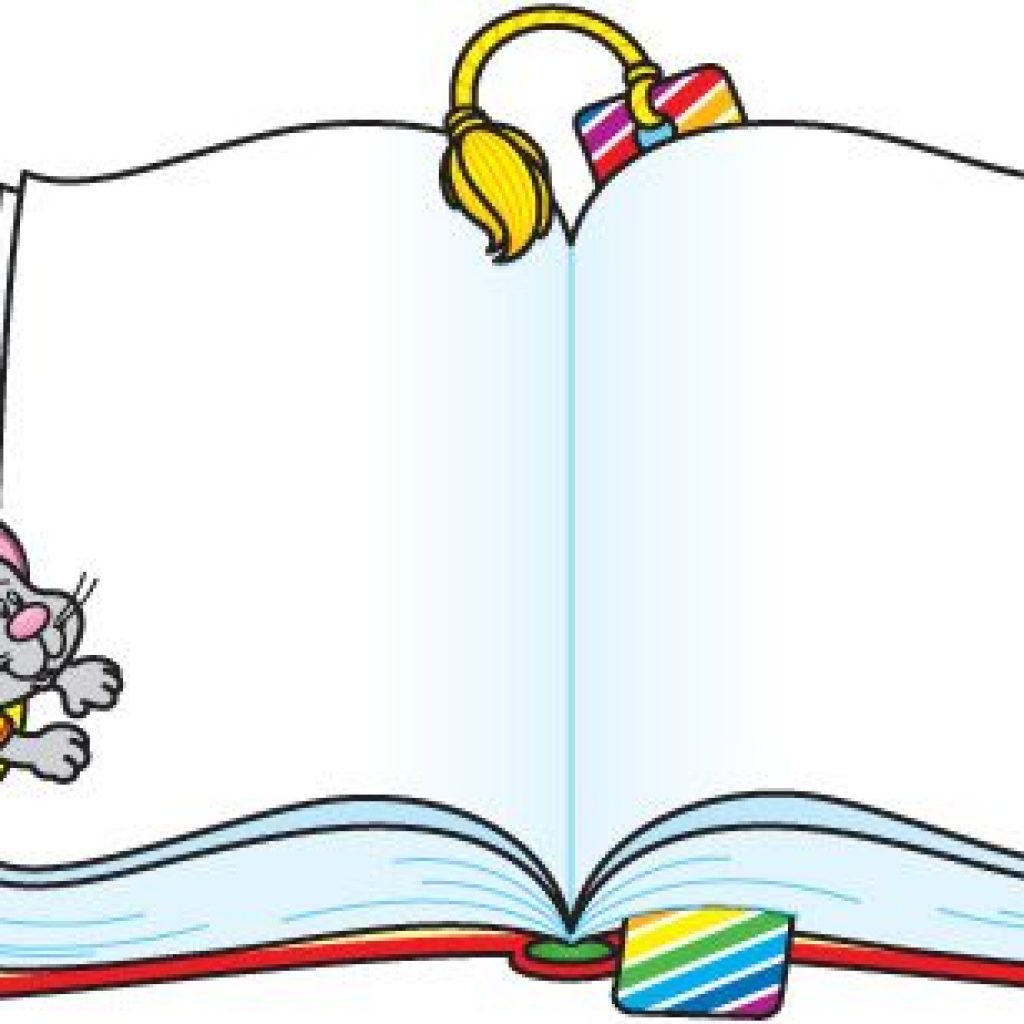 1024x1024 Open Book Clip Art Rose Clipart
