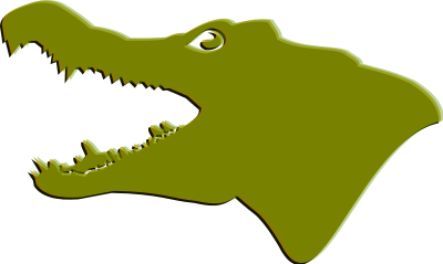 400x239 Clip Art Alligators Free